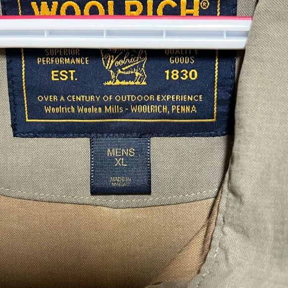 Woolrich Vintage Lightweight Cotton Cruiser bomber jacket Mens XL - Picture 5 of 5